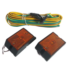 Trailer Marker LED Lights Amber Side Marker w/ Wire - Picture 1 of 2