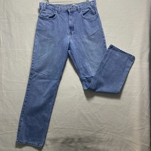 Kirkland Signature Denim Jeans Men's 36x34 Blue Straight Leg Regular Fit Cotton - Picture 1 of 8