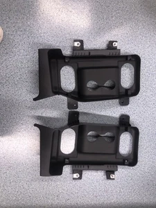 Panel de cubierta de gancho de remolque de parachoques delantero izquierdo y derecho para Ford Super Duty 2017-19 - Imagen 1 de 14