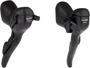 microSHIFT R7 Drop Bar Shift Lever Set - 3 x 7-Speed, Standard Reach, Shimano Co - Picture 1 of 2