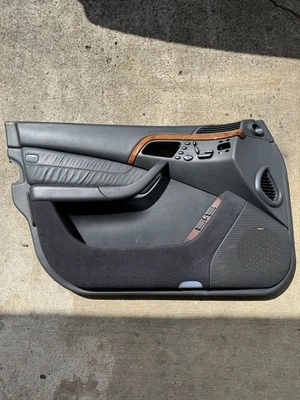 MERCEDES-BENZ W220 S430 S500 S55 AMG 1999-2002 PANEL DE PUERTA INTERIOR DEL CONDUCTOR NEGRO Foto 1 de 4