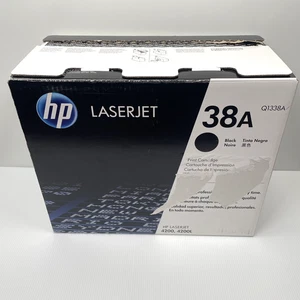 HP 38A LaserJet Toner Cartridge Q1338A 4200 4200L Printer Genuine NEW OPEN BOX - Picture 1 of 8