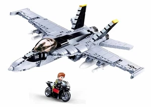 F/A - 18E 'Super Hornet' brick model plane - Sluban M38-B0928 - 682 bricks - Picture 1 of 7
