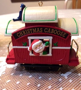 Hallmark Christmas Caboose Ornament - 1989 - Santa - Bild 1 von 14