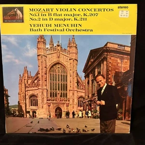 EMI ASD 591 YEHUDI MENUHIN violin - MOZART Concertos #1 & 2 - ST LP UK 1964 - Picture 1 of 4