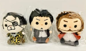 Juego de 3 muñecas de peluche Ryu ga Gotoku SEGA Cooro exposición de boda y funeral - Imagen 1 de 1