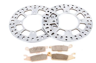 Передние тормозные колодки и тормозные диски 2009 - 2014 Yamaha Grizzly YFM550 - Изображение 1 из 2