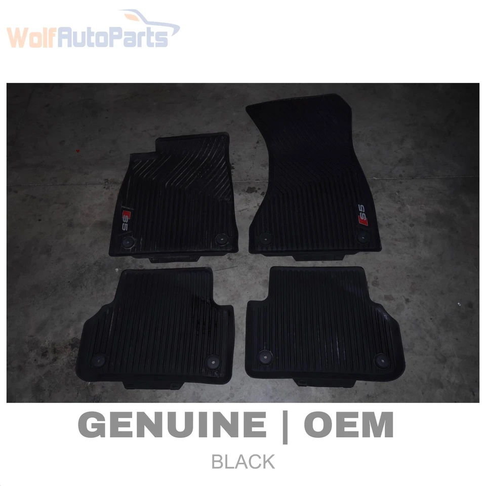 2018 AUDI S5 3,0 л — НАБОР РЕЗИНОВЫХ НАПОЛЬНЫХ КОВРИКОВ 8W7061221B - Изображение 1 из 4