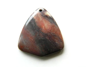 Agate, Lovely Flatback Focal Bead, 45mm x 40mm Approx, Nice Colours - Bild 1 von 1