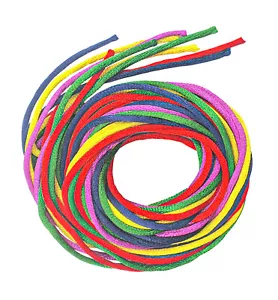 Cordelettes satin couleurs vives 2 mm x 2 m 5 couleurs - Imagen 1 de 1