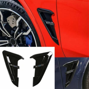 Gloss Black Side Fender Air Vent Outlet Cover For BMW X3 G01 X4 G02 2018-2022 - Bild 1 von 12