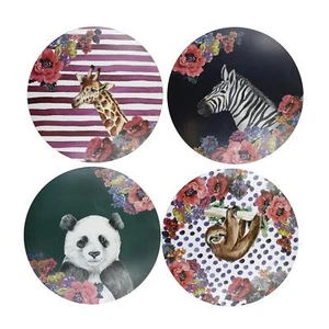 Juego de manteles KitchenCraft Mikasa Wild At Heart - 4 piezas manteles animales de safari - Imagen 1 de 4