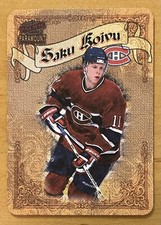 Saku Koivu 1997-98 Pacific Paramount #12 Montreal Canadiens Star Mint Condition