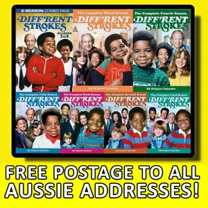 DIFF'RENT DIFFERENT STROKES COMPLETE Series Season 1-8 1 2 3 4 5 6 7 8 DVD SET - Picture 1 of 8