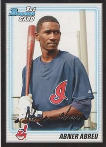 2010 Bowman Prospects Black #BP46 Abner Abreu Indians NM-MT 