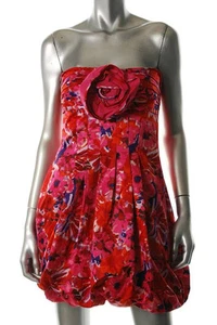 Nuevo BCBG MAX AZRIA BCBGMaxAzria Begonia Floral Bubble Cocktail Dress Mujer 10 - Imagen 1 de 1