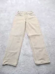 Vintage 1995 Levi’ Orange Tab 550 Jeans Boys 12 Relaxed Fit Beige Made In USA - Picture 1 of 15