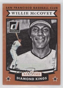 2015 Donruss All-Time Diamond Kings Press Proof Silver /49 Willie McCovey HOF