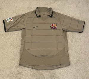 FC Barcelona S 2003 04 05 Set Up  Jersey  Camiseta Shirt  Messi Ronaldinho - Picture 1 of 9