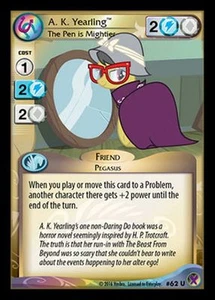 My Little Pony Marks in Time A.K. Yearling, The Pen is Mightier 62 - U - x3 MLP - Imagen 1 de 1