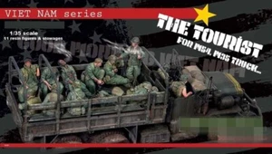 1/35 Harzfigur Modellbausatz Vietnamkrieg 11 Stck. US-Soldaten US-Armee (kein Auto) Neu - Bild 1 von 5