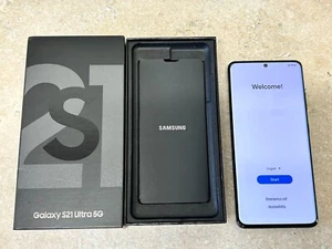 Samsung Galaxy S21 Ultra 5G SM-G998U 128 GB 256 GB Desbloqueado de fábrica 6,8" Excelente - Imagen 1 de 10