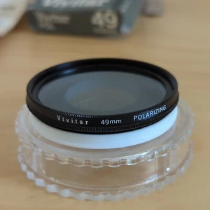 Vivitar 49mm Lens Filter Polarizing Lens - Picture 1 of 6