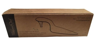 Pampered Chef Pink Zebra High Heel Cake Server #1171 with Magnetic Heel - NEW - Image 1 of 4