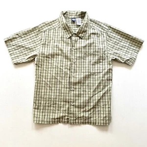 Gymboree Boys Shirt Size 7 Plaid Long Sleeve Button-Up 100% Cotton Yellow - Picture 1 of 7