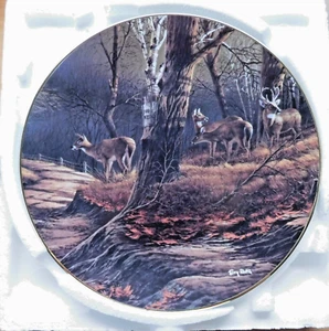 TERRY REDLIN ~ PIATTO "LASCIARE IL SANTUARIO" ~ COLLEZIONE HEARTLAND COA 10036A - Foto 1 di 3
