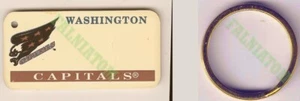 NHL Key Ring / Key Chain / Washington Capitals (NOS) - Picture 1 of 2