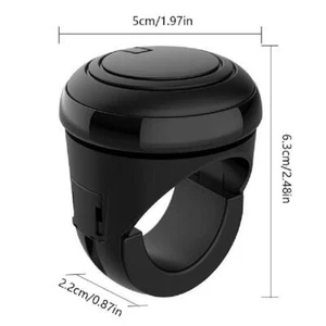 Auto Lenkrad Griff Hilfe Auto Truck Booster Ball Spinner Knob W6L5 L3I9 - Picture 1 of 12