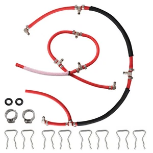 Diesel Fuel Injector Return Line Left + Right Set for Duramax 6.6L LLY LBZ LMM - Picture 1 of 9