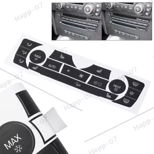 AC Climate Button Stickers Decals Repair For BMW E90 E92 E91 323i 325i 2006-2011 - Picture 1 of 6