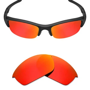 hdhut POLARIZED Replacement Lenses for-Oakley Flak Jacket Sunglasses Fire Red - Picture 1 of 7
