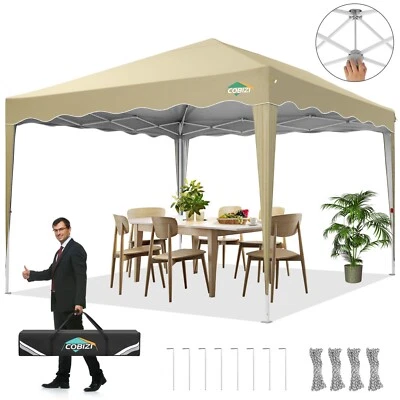 COBIZI Faltpavillon 3x3 Wasserdicht Outdoor Partyzelt Klappbar Gartenpavillon