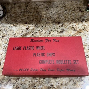 VINTAGE ROULETTE FOR FUN CASINO SPIEL KOMPLETTSATZ WM. F. DRUEKE & SONS KOSTENLOSER VERSAND - Bild 1 von 18