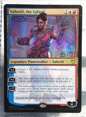 Magic - Saheeli, the Gifted - Mythic/Foil/Planeswalker - Commander 2018 - EN/NM - Bild 1 von 3