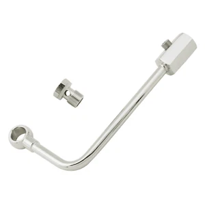 Mr Gasket 29883 Chrome Fuel Line Kit – Fits Edelbrock & Carter Carbs - Picture 1 of 1