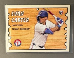 Evan Carter RC - 2024 Throwback Thursday Set #24 - 1959 Topps Wacky Plaks - Imagen 1 de 1