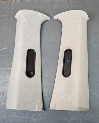 VW Volkswagen Polo Pair Set Right & Left Upper B Pillar Cover Trim - Image 1 of 4