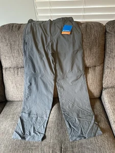 Columbia Elastic Waist Cargo Pants Boy's Size XL Gray Elastic Leg Cuffs - Picture 1 of 3