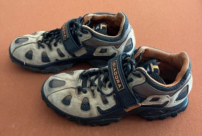 Zapatos Diadora color naranja tostado negro correa de encaje clips de ciclismo de montaña! Senderismo 10M eu 44 Foto 1 de 4