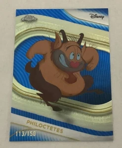 PHILOCTETES /150 - SP TRUE BLUE REFRACTOR #46 - 2025 Topps Chrome DISNEY - Picture 1 of 2