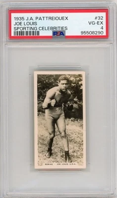 1935 JA Pattreiouex * JOE LOUIS * Sporting Celebrities * PSA 4 * ROOKIE - Image 1 of 2