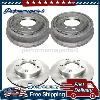 DuraGo Front Rear Brake Drum Disc Brake Rotor fits 1978-1978 Jeep CJ5 - Image 1 of 4