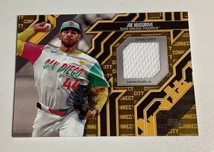 2025 Topps Serie 1 Joe Musgrove City Connect Relic Karte San Diego Padres - Bild 1 von 2