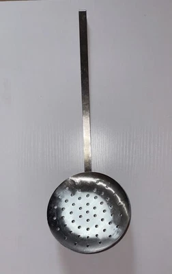 Vintage Slotted Spoon - Stainless Steel Skimmer - 16 Inches - Kitchen - Cooking - Image 1 of 4