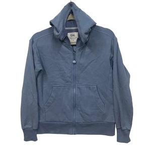 Giacca con cappuccio e zip intera Athleta ragazza Retroactive 2.0 blu taglia L 12 bambini casual - Foto 1 di 11