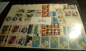 15 CENT PLATE BLOCKS WITH FACE VALUE OF $30.00 MINT NEVER HINGED - Picture 1 of 2